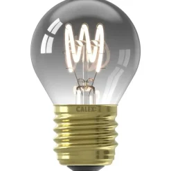 Lichtbronnen-Calex LED kogellamp - titaniumkleur - E27 - 4W - 136LM - dimbaar