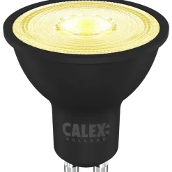 Calex LED reflectorlamp - zwart - GU10 - 400LM - dimbaar