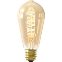 Calex LED rustieklamp - goudkleur - E27 - 5.5W - 470LM - 3steps dimbaar