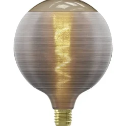 Calex LED Silk - G125 - grijs - E27 - 4W - 80LM - dimbaar