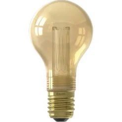 Lichtbronnen-Calex LED standaardlamp - goudkleur - E27 - 3,5W - 120LM - dimbaar