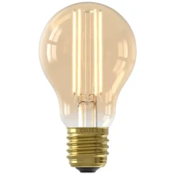 Lichtbronnen-Calex , LED standaardlamp - goudkleur - E27 - 7.5W