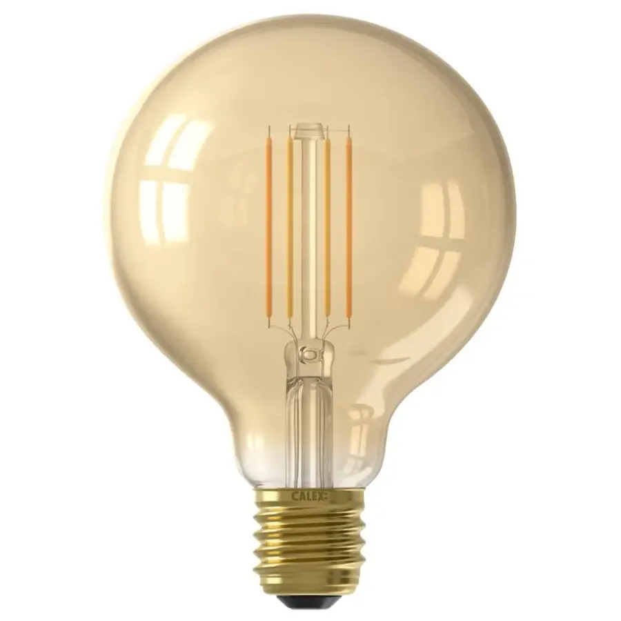 Slimme Led Lichtbronnen-Calex Smart LED-globelamp - goudkleur - 7W