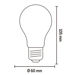 Calex Smart LED-standaardlamp - goudkleurig - 7W