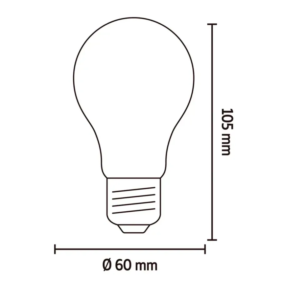 Calex Smart LED-standaardlamp - goudkleurig - 7W