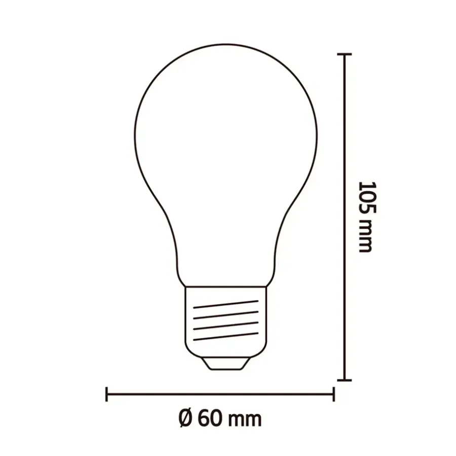 Slimme Led Lichtbronnen-Calex Smart LED-standaardlamp - transparant - 7W