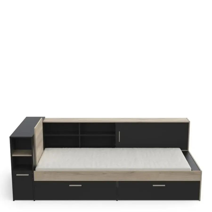 1-Persoons Bedden-CBA CALICOSY - Bed LIFE - - 87,7x119,2x229,4 cm