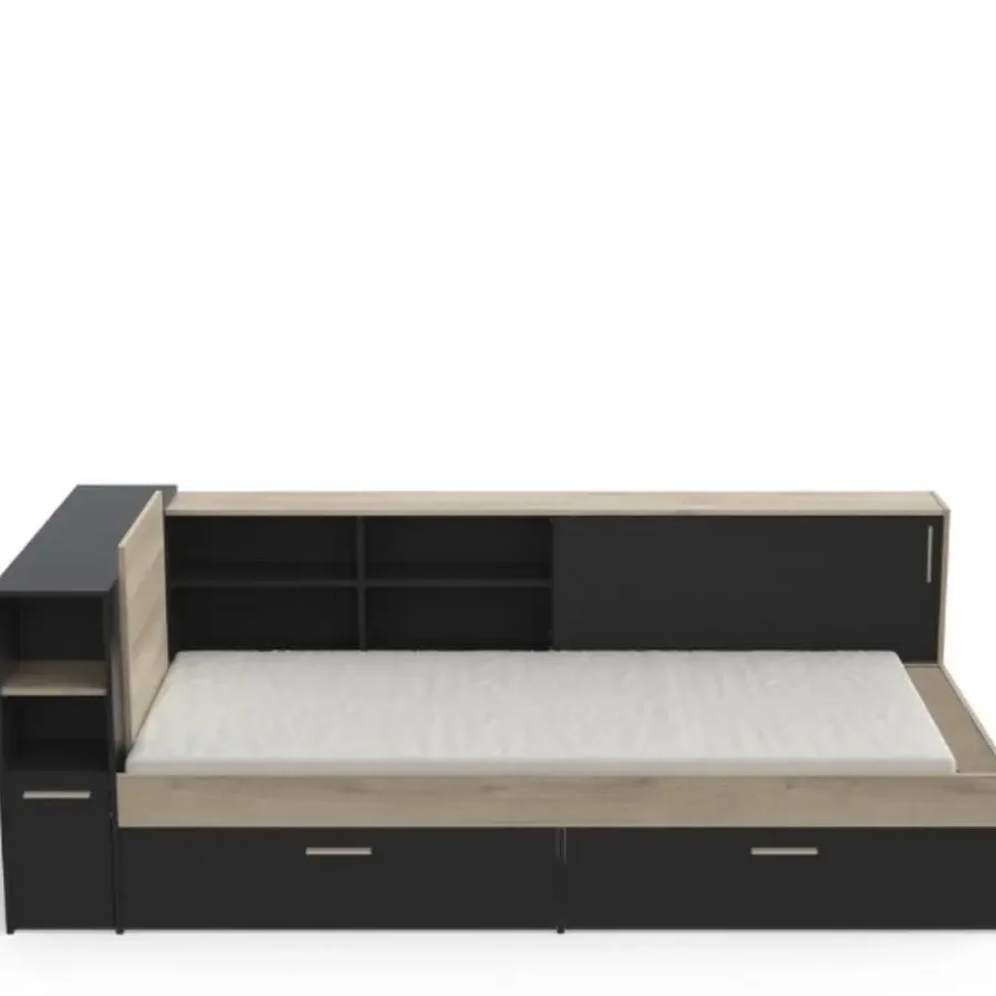 1-Persoons Bedden-CBA CALICOSY - Bed LIFE - - 87,7x119,2x229,4 cm