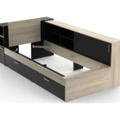 1-Persoons Bedden-CBA CALICOSY - Bed LIFE - - 87,7x119,2x229,4 cm