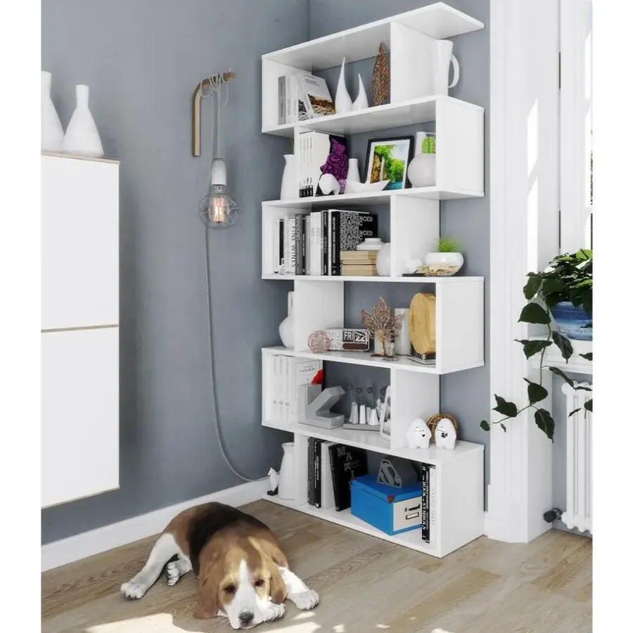 Boekenkasten|Boekenkasten-Calicosy - Boekenkast ATHENA - 192x80x24 cm