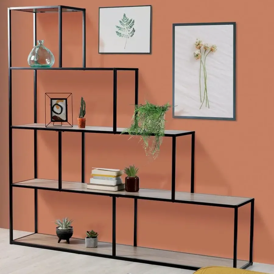 Calicosy - Boekenkast COLORADO - 157x160x30 cm
