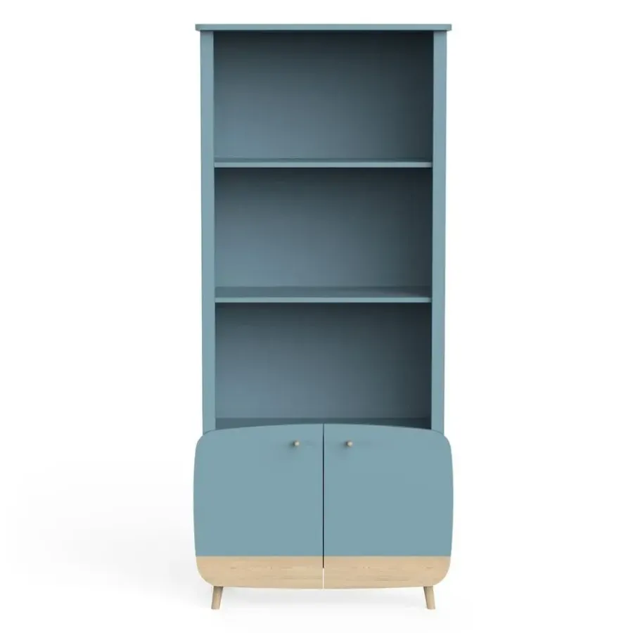 Boekenkasten|Boekenkasten-CBA CALICOSY - Boekenkast FIRMIANA - 36,6x177x77,4 cm