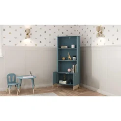 Boekenkasten|Boekenkasten-CBA CALICOSY - Boekenkast FIRMIANA - 36,6x177x77,4 cm