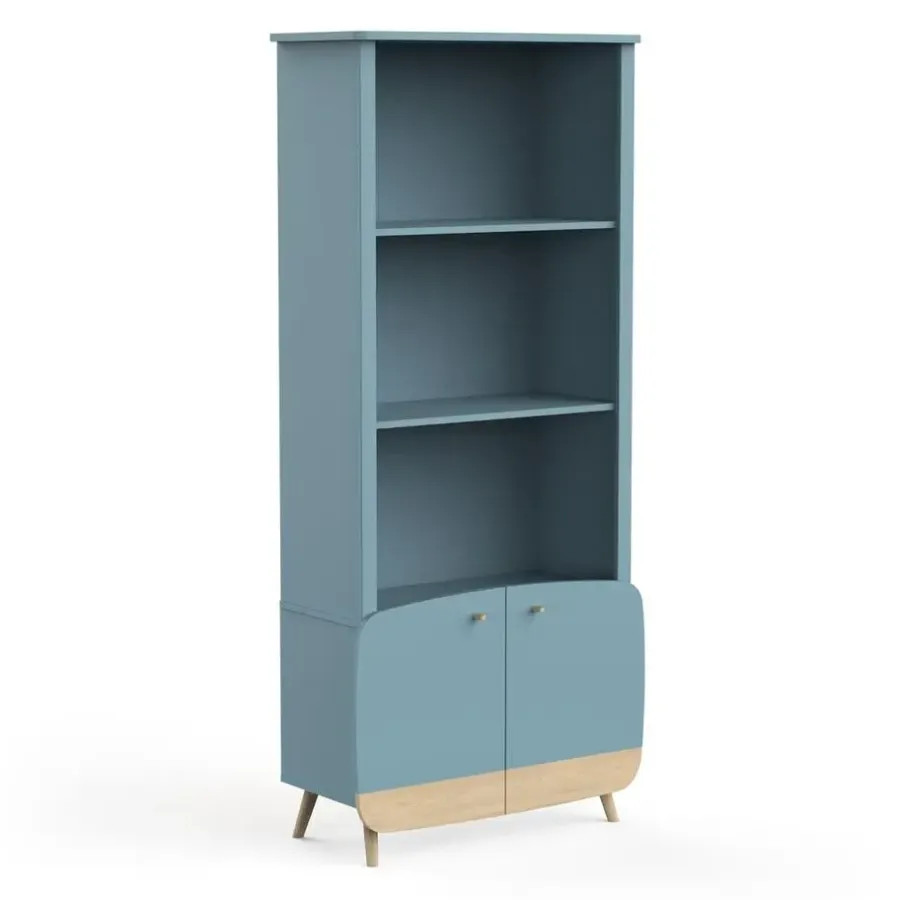 Boekenkasten|Boekenkasten-CBA CALICOSY - Boekenkast FIRMIANA - 36,6x177x77,4 cm