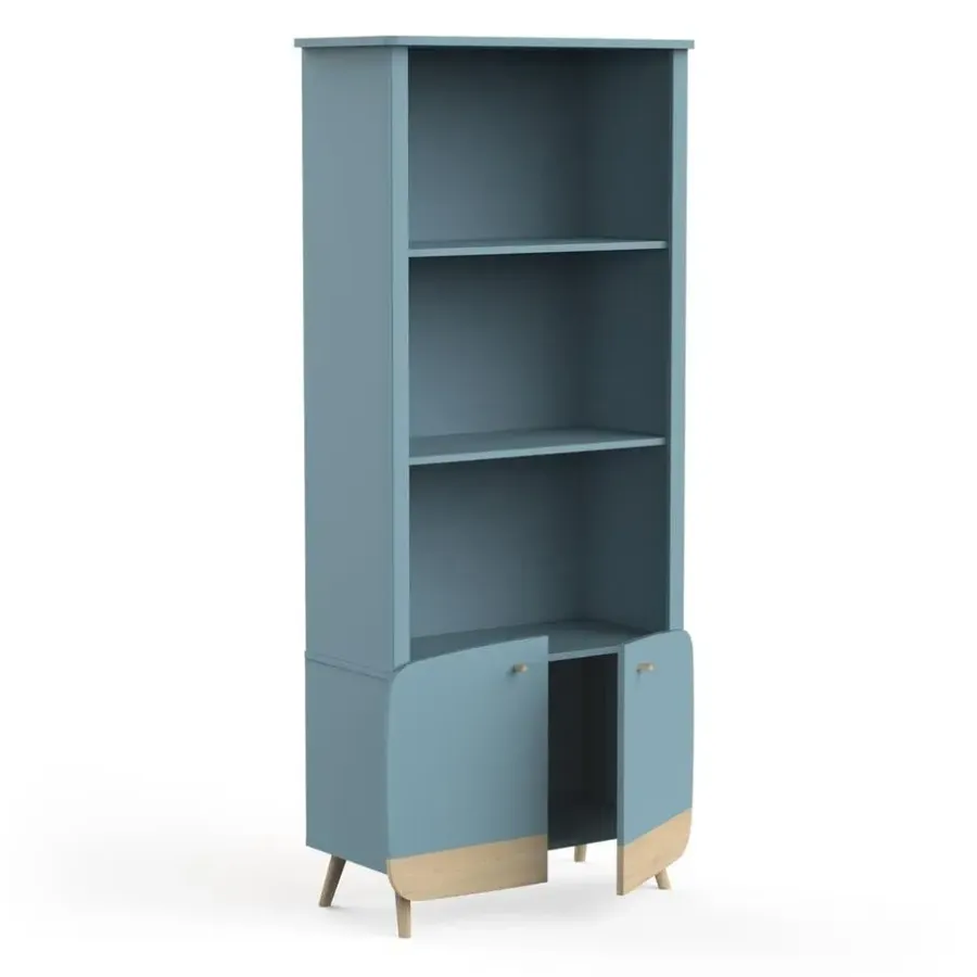 Boekenkasten|Boekenkasten-CBA CALICOSY - Boekenkast FIRMIANA - 36,6x177x77,4 cm