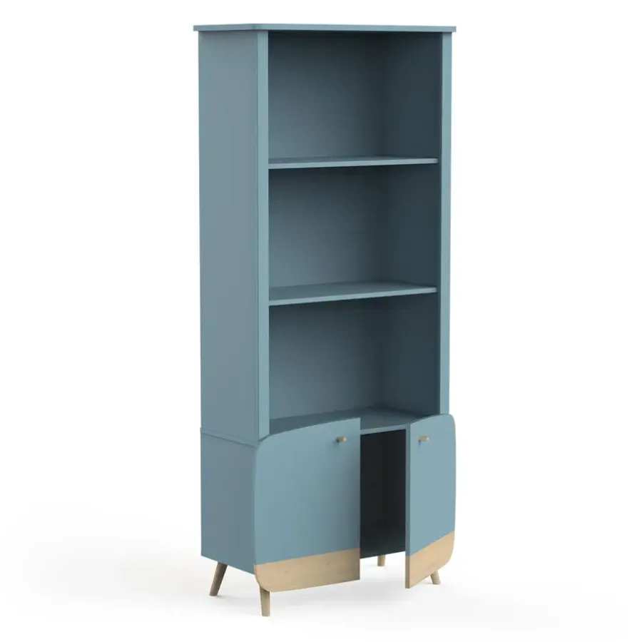 Boekenkasten|Boekenkasten-CBA CALICOSY - Boekenkast FIRMIANA - 36,6x177x77,4 cm
