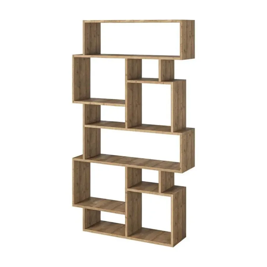 Boekenkasten|Boekenkasten-Calicosy - Boekenkast met vakken KARMATO - 25,5x96x168,5 cm