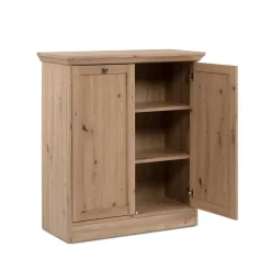 Dressoirs-Calicosy - Buffetkast met 2 deuren TIMBER - Eikenhout - 35x80x90 cm