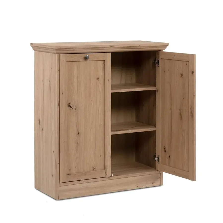 Dressoirs-Calicosy - Buffetkast met 2 deuren TIMBER - Eikenhout - 35x80x90 cm