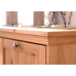 Dressoirs-Calicosy - Buffetkast met 2 deuren TIMBER - Eikenhout - 35x80x90 cm