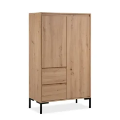Buffetkasten-Calicosy - Buffetkast PLOCK - Licht hout - 139x81x40 cm