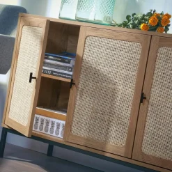 Dressoirs-Calicosy - Dressoir JAYA - Licht hout - 72x120x40 cm