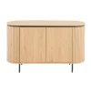 Dressoirs-Calicosy - Dressoir MALAGA - Licht hout - 72x120x40 cm