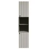 Hoge Kasten-Calicosy - Geribbelde badkamerkolom PUREBLISS - 15x122x44,5 cm