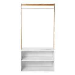 Calicosy - Kledingkast - Wit - 171x90x40 cm
