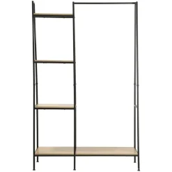 Calicosy - Kledingkast LEXIE - Hout - 160x101x35 cm