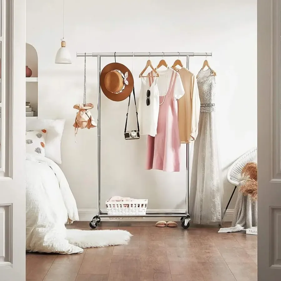 Kledingopbergers|Kledingrekken-Songmics CALICOSY - Kledingrek - - 160x92x45,5 cm