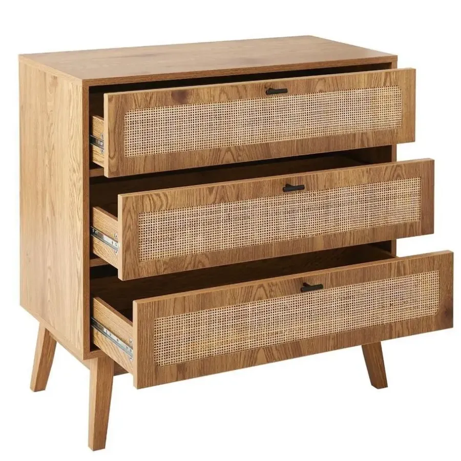 Calicosy - Ladekast ALIA - Licht hout - 79x80x39 cm