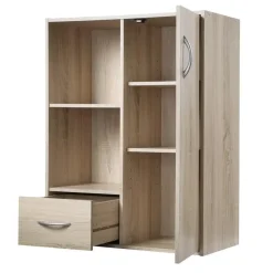 Boekenkasten|Boekenkasten-Calicosy - Legplank - Licht hout - 80x61.5x29.5 cm