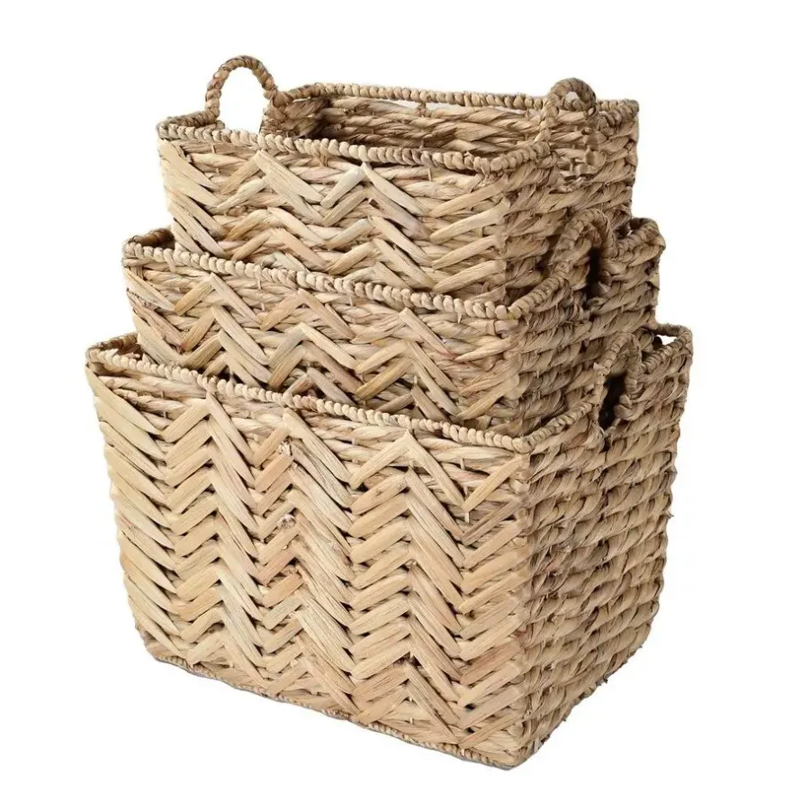 Opbergmanden-Calicosy - Mand - Licht hout - 40x52x38 cm