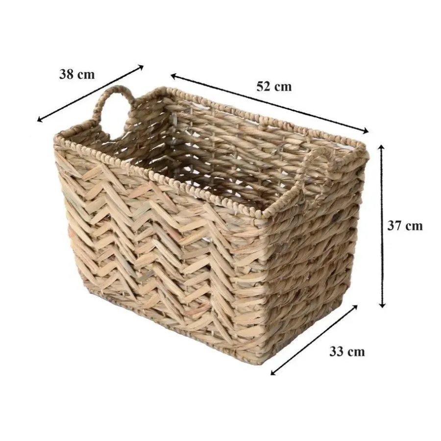 Opbergmanden-Calicosy - Mand - Licht hout - 40x52x38 cm