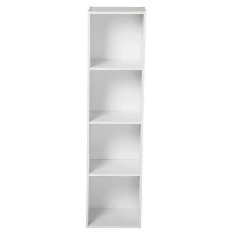 Boekenkasten|Boekenkasten-Calicosy - Meubel - Wit - 122.5x31.1x