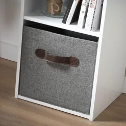 Boekenkasten|Boekenkasten-Calicosy - Meubel - Wit - 122.5x31.1x
