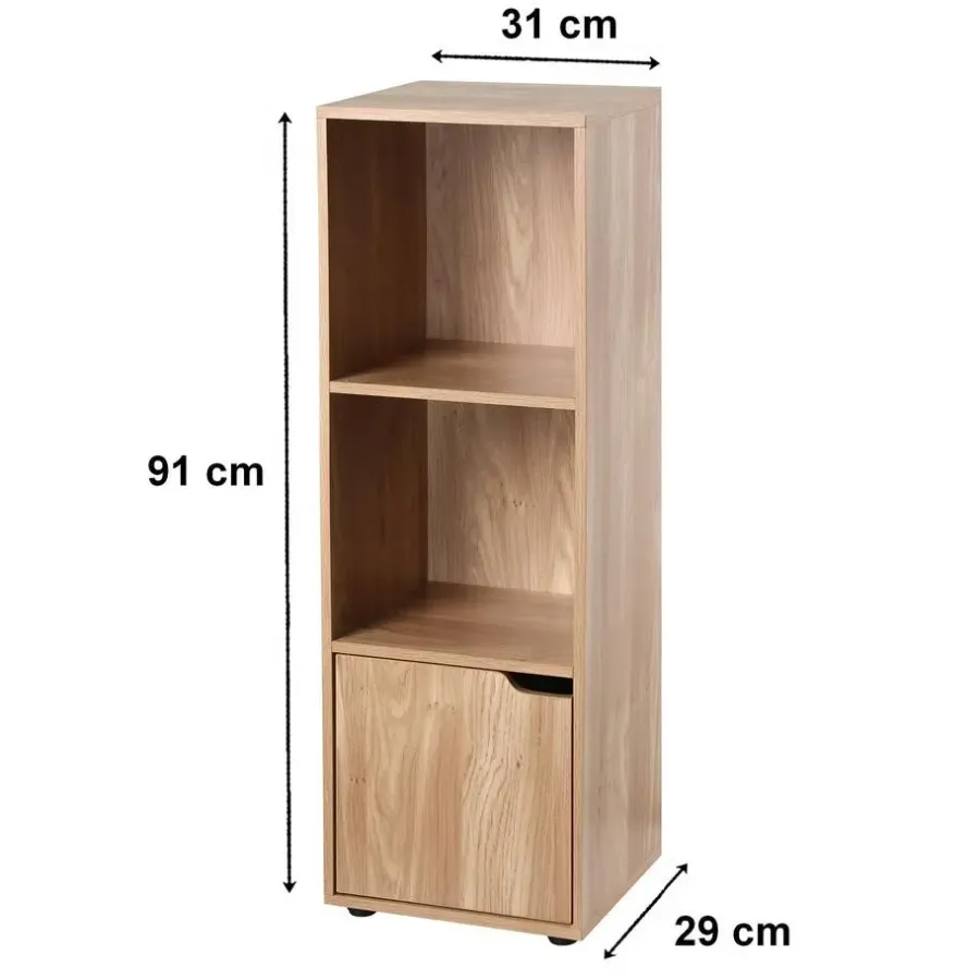 Boekenkasten|Boekenkasten-Calicosy - Opbergkast MODU - Hout - 90.8x30.7x29 cm