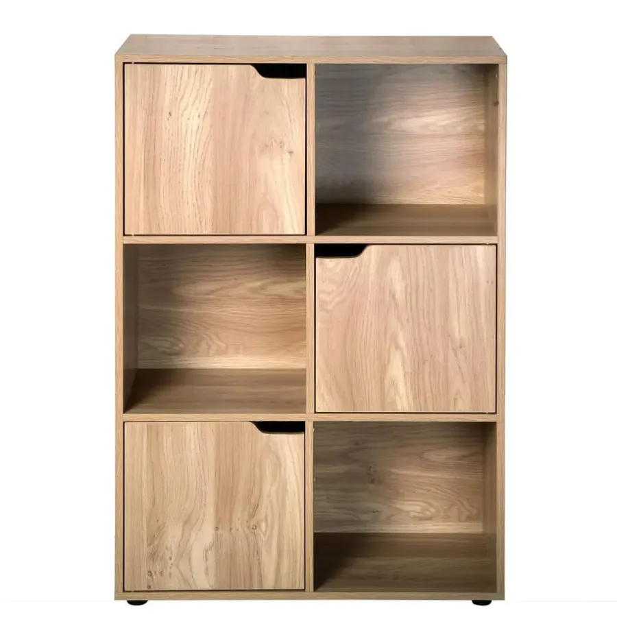 Boekenkasten|Boekenkasten-Calicosy - Opbergkast MODU - Hout - 90x60x29 cm