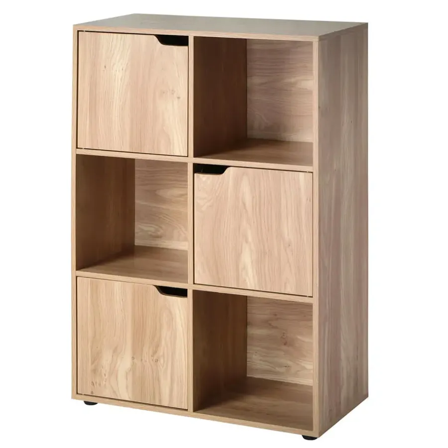 Boekenkasten|Boekenkasten-Calicosy - Opbergkast MODU - Hout - 90x60x29 cm