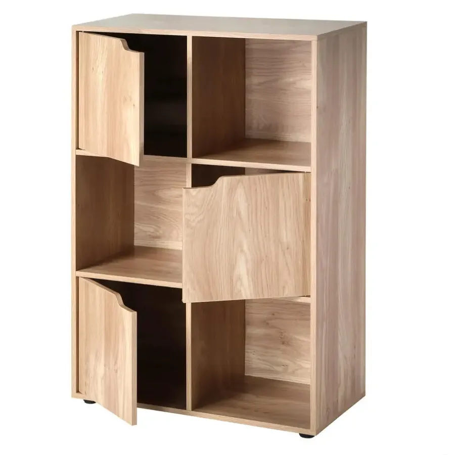 Boekenkasten|Boekenkasten-Calicosy - Opbergkast MODU - Hout - 90x60x29 cm