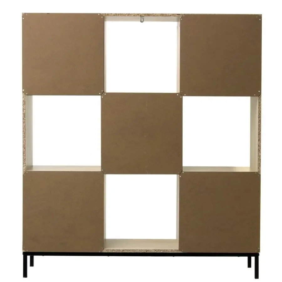 Boekenkasten|Boekenkasten-Calicosy - Opbergplank - Licht hout - 103.3x93.5x29.8 cm