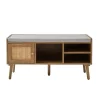 Schoenenkasten-Calicosy - PALMO Bank - B100 cm - Licht hout 100 cmx39 cmx49 cm