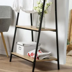 Kledingrekken|Kledingrekken-Calicosy - Rek - Zwart - 151x64.5x40 cm