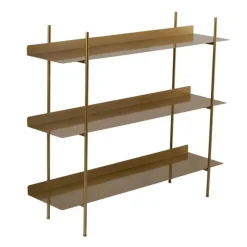 Wandrekken-Calicosy - Rek PIPER - Gouden - 106x120x34 cm