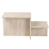 Salontafels-Calicosy - Salontafel HARMONY - Travertijn - 40x77x40 cm