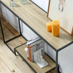 Sidetables-Calicosy - Sidetable - Eikenhouten decor - 80x120x