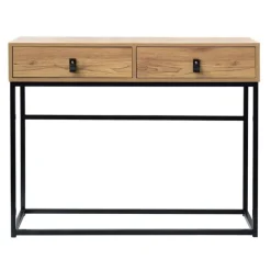 Sidetables-Calicosy - Sidetable JILL - Licht hout - 80.5x100.3x35.3 cm