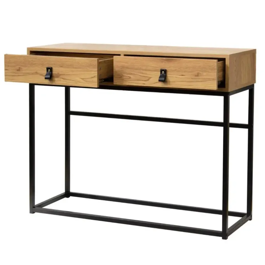 Sidetables-Calicosy - Sidetable JILL - Licht hout - 80.5x100.3x35.3 cm