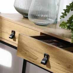 Sidetables-Calicosy - Sidetable JILL - Licht hout - 80.5x100.3x35.3 cm